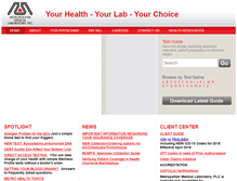 Tablet Screenshot of metromedlab.com